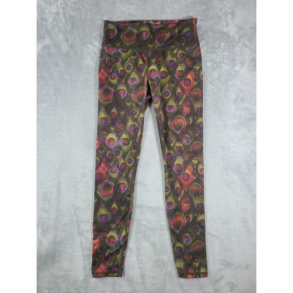 Fabletics‎ Legging Womens Medium Define Powerhold High Waisted Peacock Feather